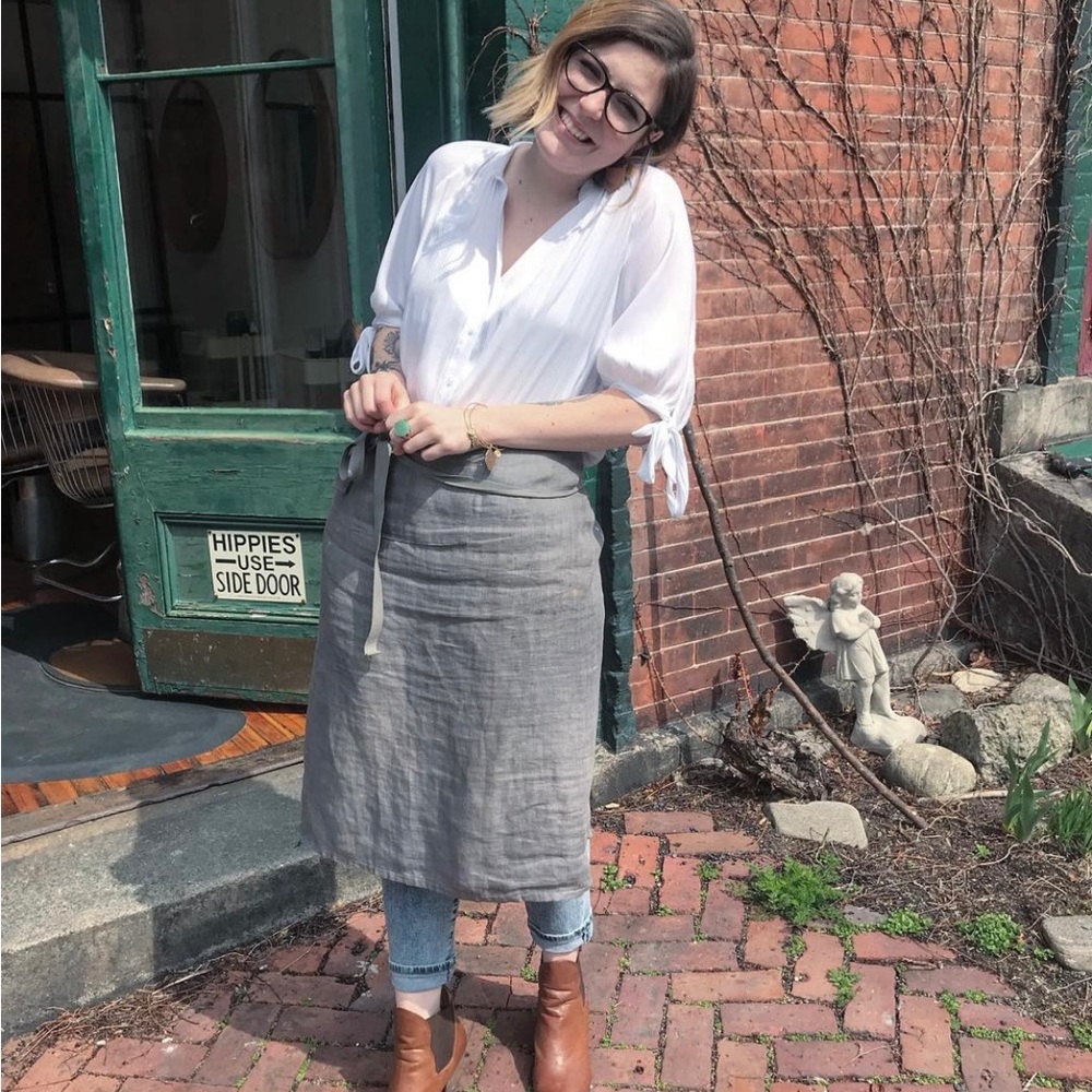 H&M white shirt with cute sleeve tie!